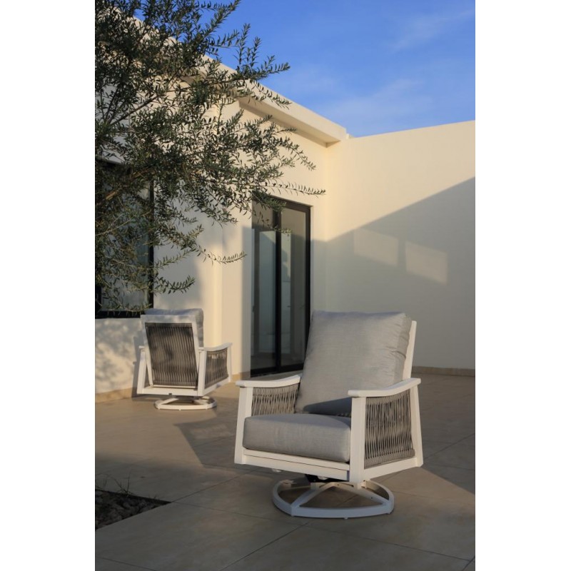 PEARL SWIVEL CHAIR (WHITE)