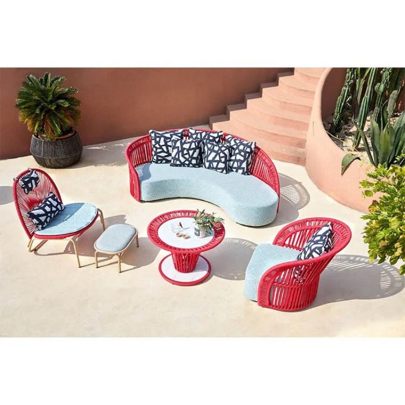 Kui sofa set (pink)