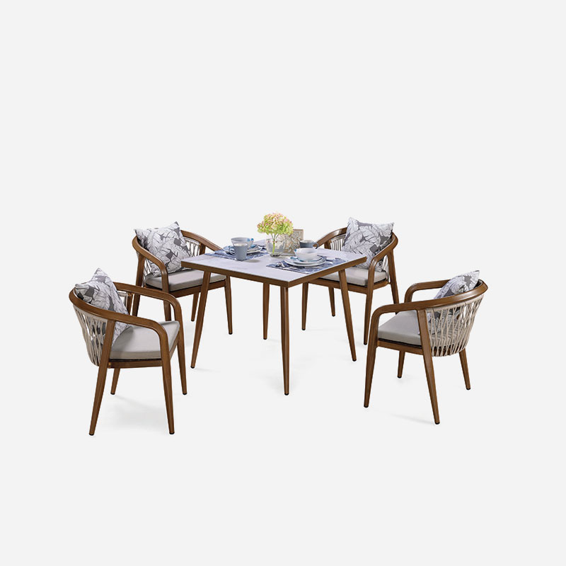 City Square Four Seater Ceramic Top dining set